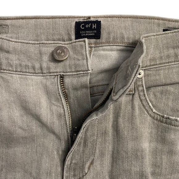 Citizens of Humanity Rocket High Rise Crop Skinny Jeans Sunbaked Gray Stretch 25 - Picture 13 of 16